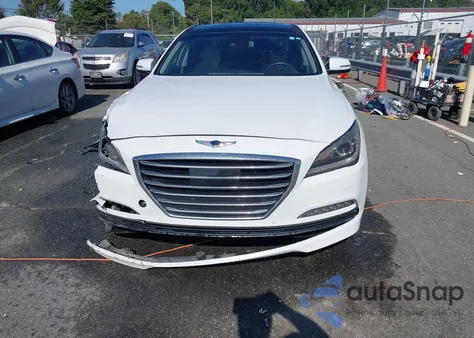 2017 Genesis G80 3.8 из США, поврежденный, VIN KMHGN4JE4HU205886
